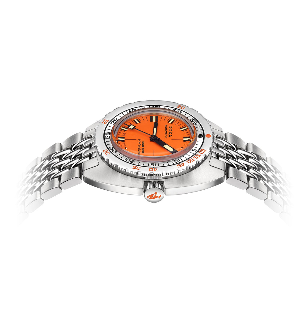 Orange doxa outlet dive watch